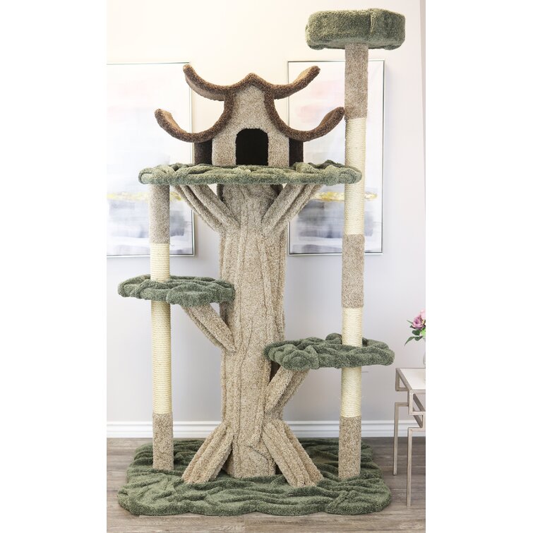 Driftwood best sale cat tower